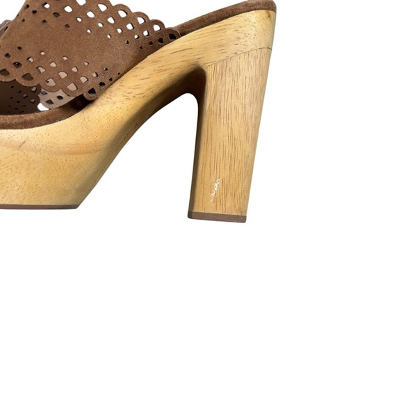 Veronica Beard - Gaynor Slip On Platform High Heel Sandals Sz 9.5 - Picture 7 of 10